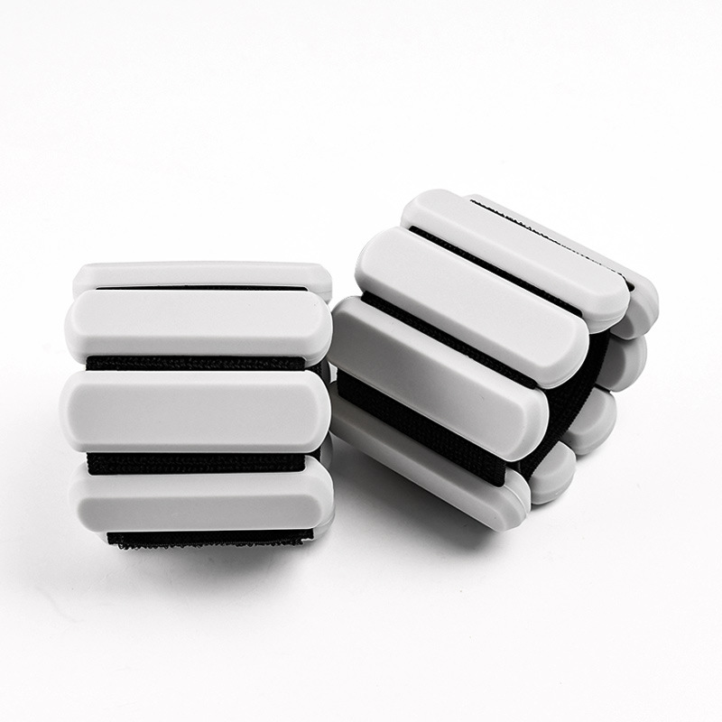 Pulsera de peso de 2 libras en stock, brazalete de yoga universal para hombres y mujeres, brazalete de peso anti sudor ajustable multicolor