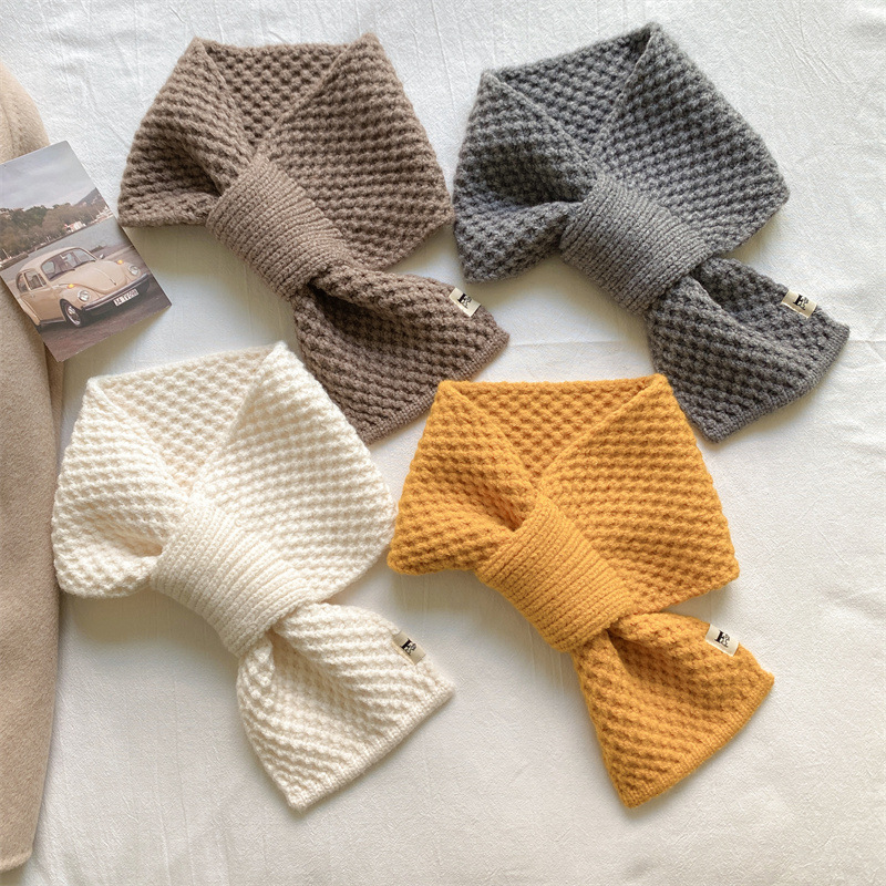 230g Weight Scarf Classification Women's Simple Style Korean Style Solid Color Polyester Scarf