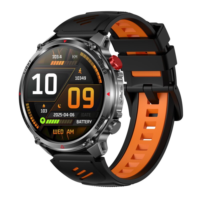 Cross-Border New Smart Watch Ht45 Round High-Definition Large Screen Waterproof and Triple-Protection Outdoor Sports Bluetooth Calling Watch