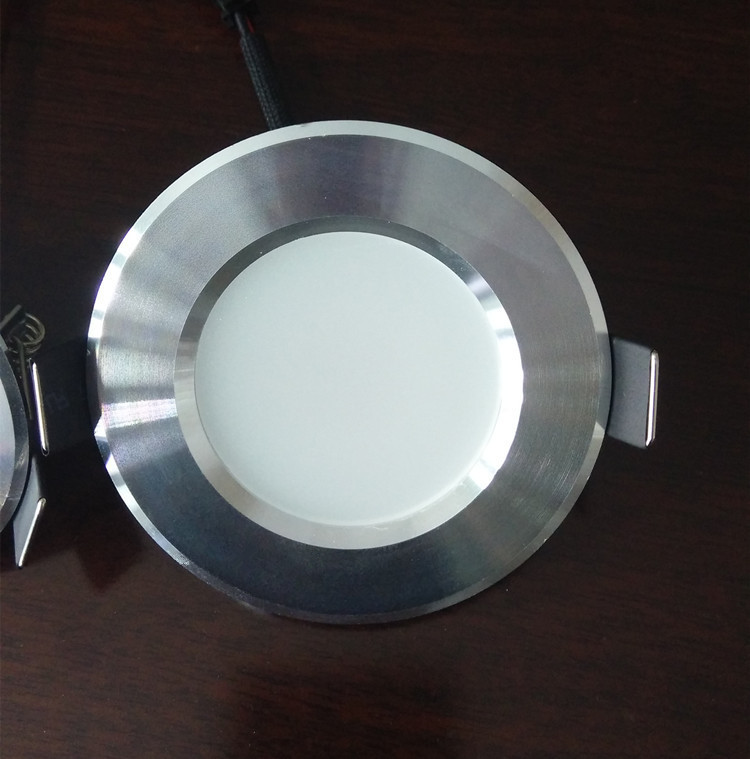 Led Ultra-Thin Silver Downlight 2inch Open Hole 5cm Small Barrel Light Embedded 4inch 5inch Ceiling Spotlight Hole Light