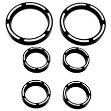 改装适用摩托车哈雷滑翔1996-2013年款For Harley 系列仪表圈装饰