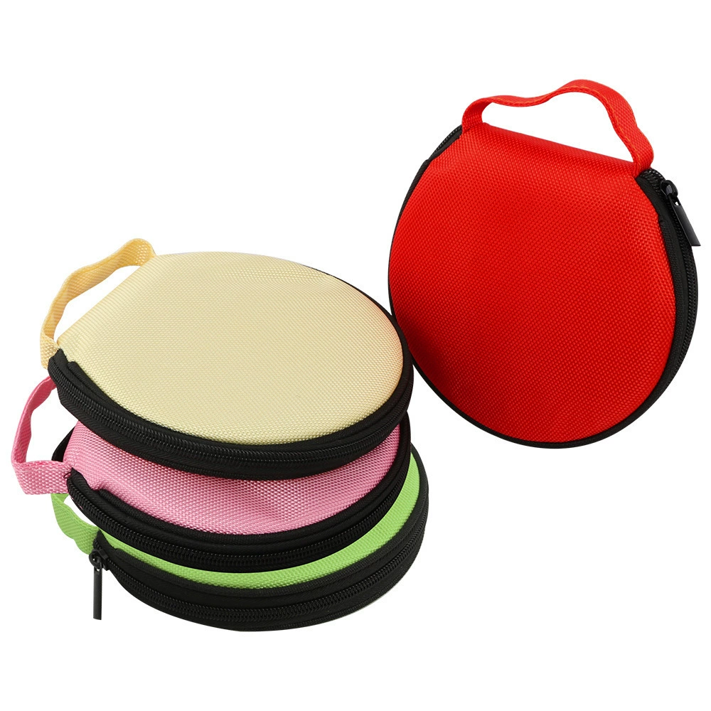 Автомобильная сумка компакт-диска хранения коробка большой емкости оксфордская ткань автомобильная доска компакт-сумка для домашнего автомобиля круглый диск сумка