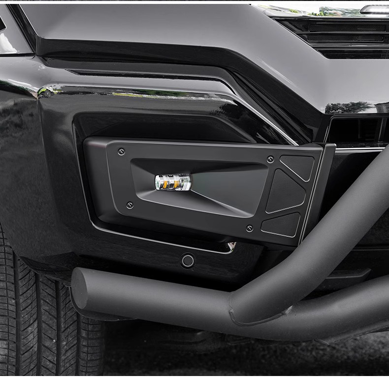 Suitable for tank 400Hi4t front face mecha fog lamp protective cover blackening decoration special appearance set accessories
