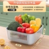 Mid-number draining basket-gray blue