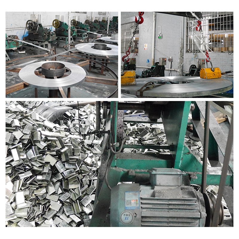 Ventas directas de fábrica 1608 hebilla de embalaje de acero plástico hebilla de embalaje hecha a mano una gran cantidad de hebilla al por mayor hebilla de hierro hebilla de embalaje en stock