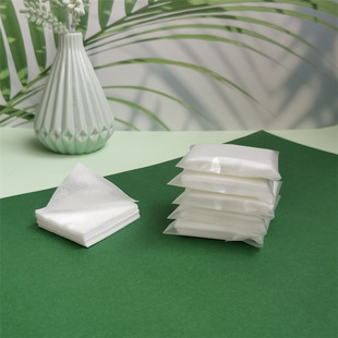 Wholesale makeup cotton single layer thin soft cleansing cotton wet compress cotton sheet non-woven makeup cotton 25 pieces/bag