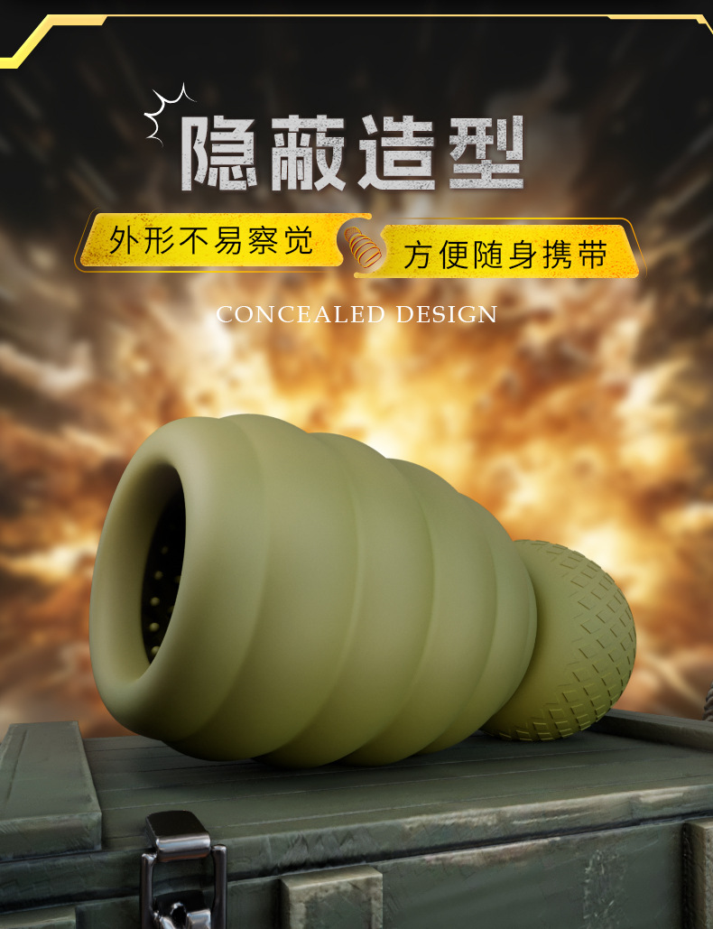 Automatic Sucking Telescopic Heating Masturbator Cup with Button Control, Silicone Grenade Trainer — detail image 13