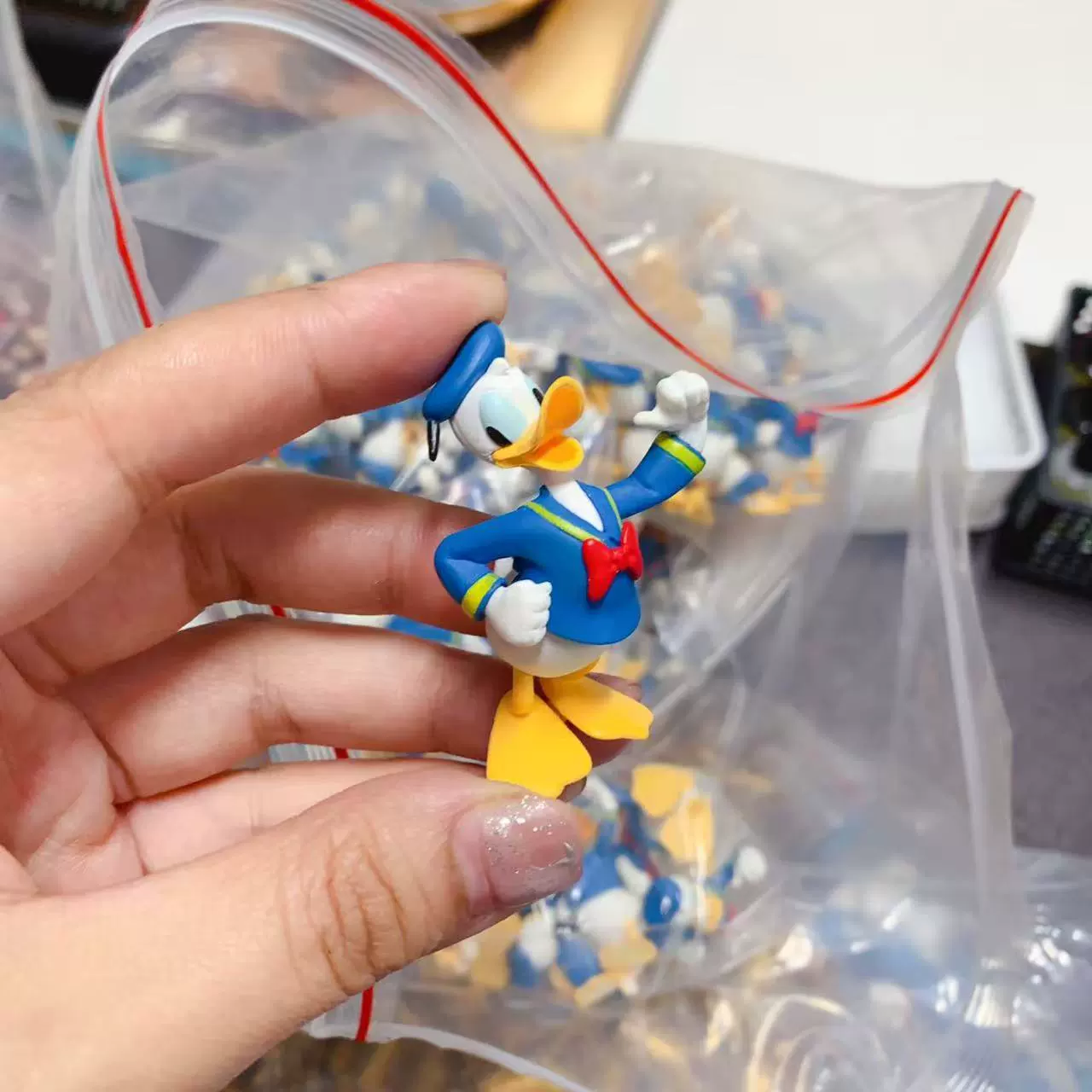 Аутентичные оптовые товары, кукла Дональд Дак Дисней, украшение для выпечки, кукла ручной работы, материал «сделай сам», A1192