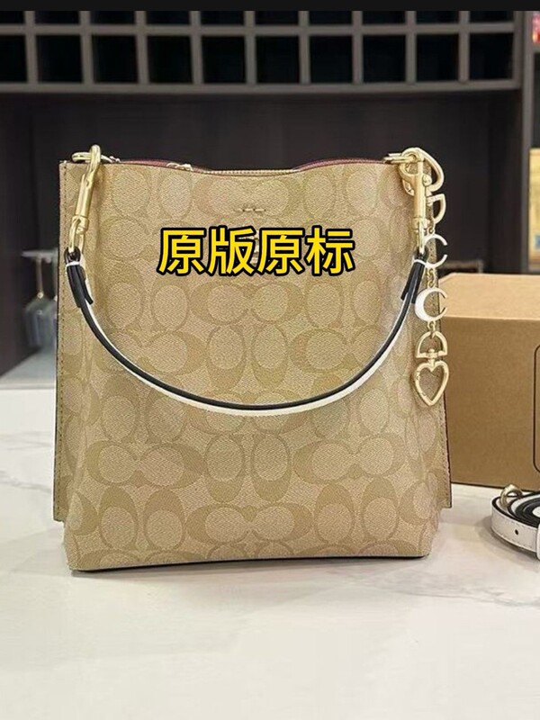 カルマC家茉莉mollieバケツバッグ老花の色合わせ気質大容量手提げトートバッグ通勤ショルダーバッグ|undefined
