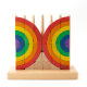 Dusyma rainbow building blocks flip memory tower space thinking training gift box 3D strategy game light and shadow building blocks 3 +