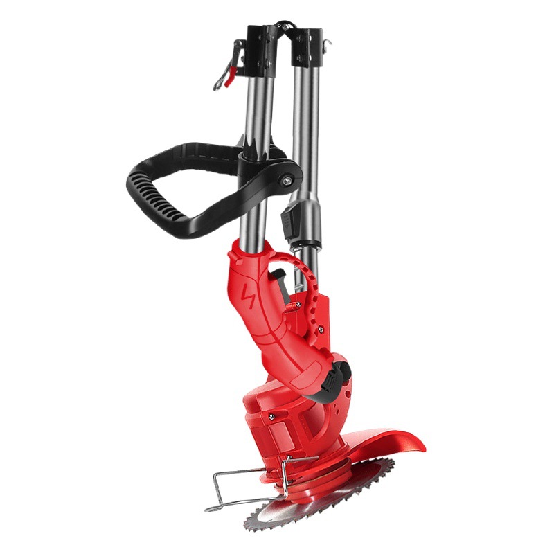 Cortacésped eléctrico doméstico pequeño, deshierbe de batería de litio recargable inalámbrico, césped agrícola de alta potencia, batería de litio