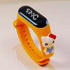 Small children's cartoon doll for elementary school students, electronic cute plastic watch, waterproof bracelet