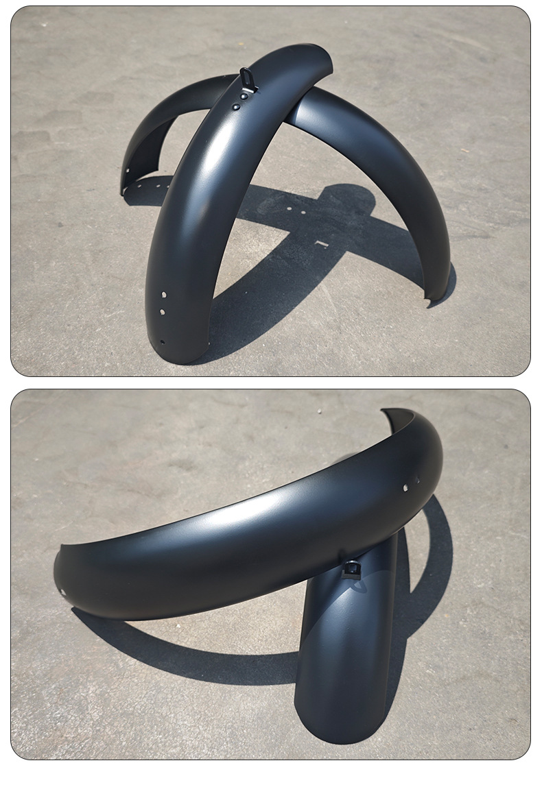 Electric Vehicle Fender 80 Wide Matte Black 16*250 Tire Equipment Accessories Universal Fender