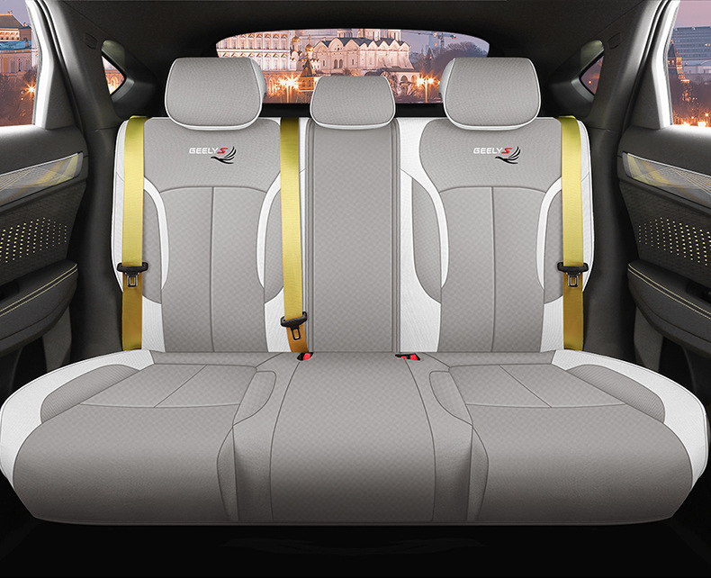 Dedicated to Geely Xingrui car seat cover four seasons universal cushion summer Breathable linen all-inclusive cartoon seat cover