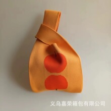 针织手提包包亚马逊ebay韩版毛线时尚简约单肩包苹果背心时尚百搭