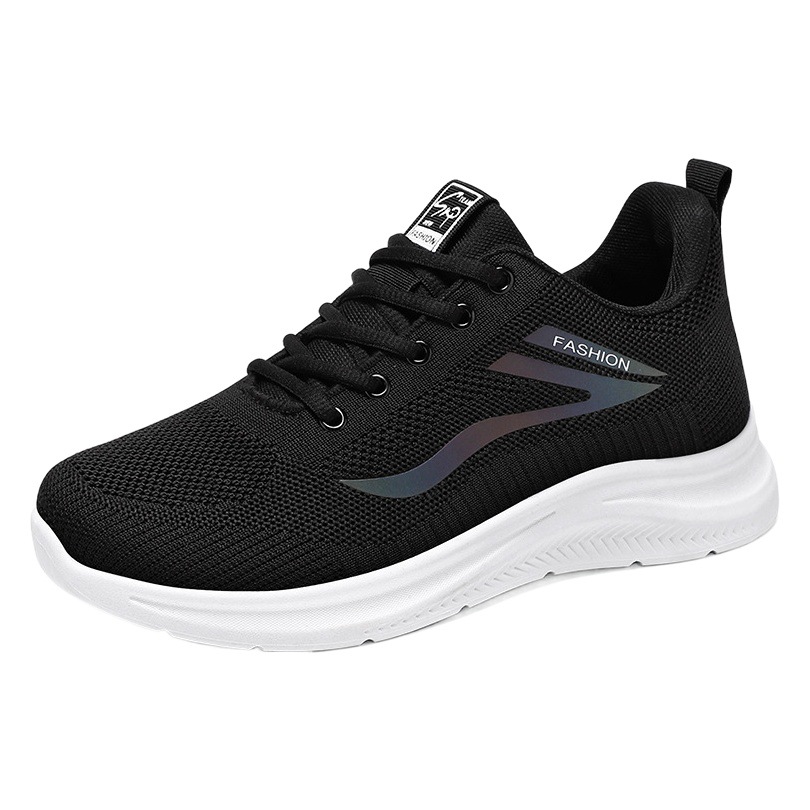 Zapatos para hombre, zapatos sencillos transfronterizos de primavera, zapatos informales versátiles, zapatos para correr ligeros de suela blanda para hombre, zapatos deportivos transpirables