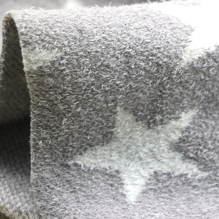 色织大提花蜈蚣纱雪尼尔半边绒美极绒蝴蝶绒半边绒料粗针双面布料