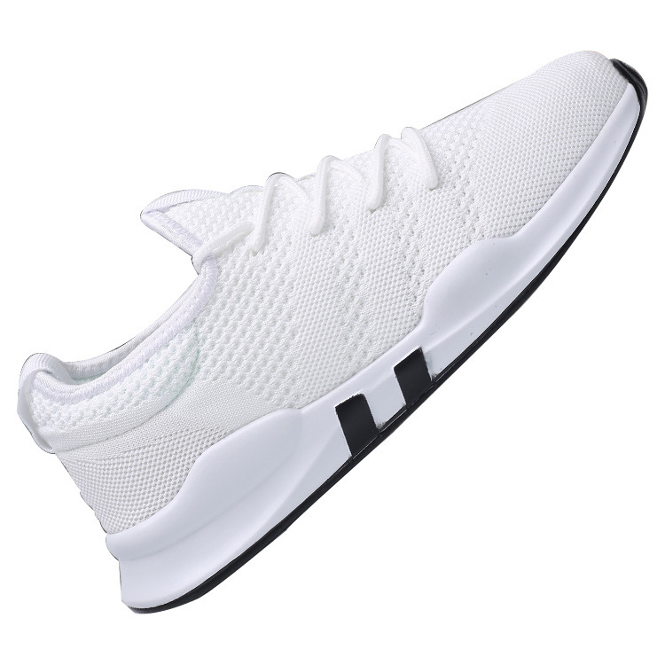 Zapatos de hombre 2025 nueva moda zapatos para correr transpirables con cordones suela blanda para estudiantes de comercio exterior zapatos deportivos de moda coreanos casuales