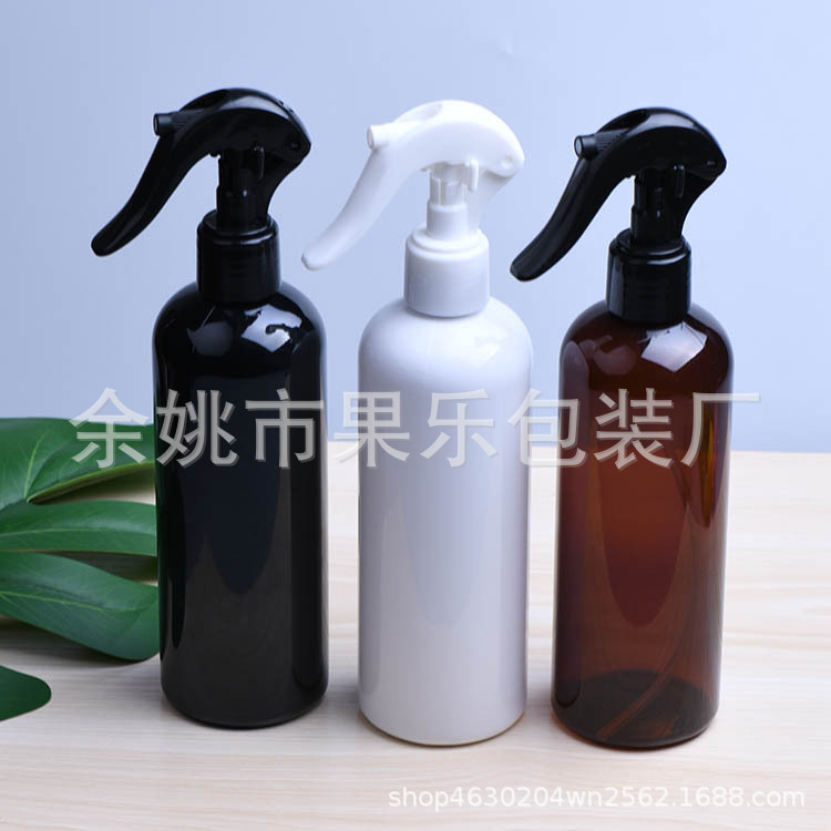 300ml黑色小老鼠喷瓶香水瓶清洁液喷瓶300ML爽肤水喷壶花露水瓶