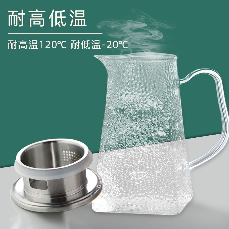 barraca de barbacoa martillo general resistente a alta temperatura a prueba de explosiones hervidor de agua fría de gran capacidad para el hogar engrosar y aumentar la tetera de flores