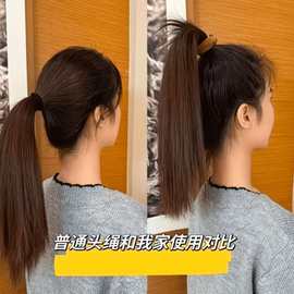 时尚可爱小熊皮筋女扎头发绳头饰秋冬毛绒发圈高弹力耐用头绳发饰