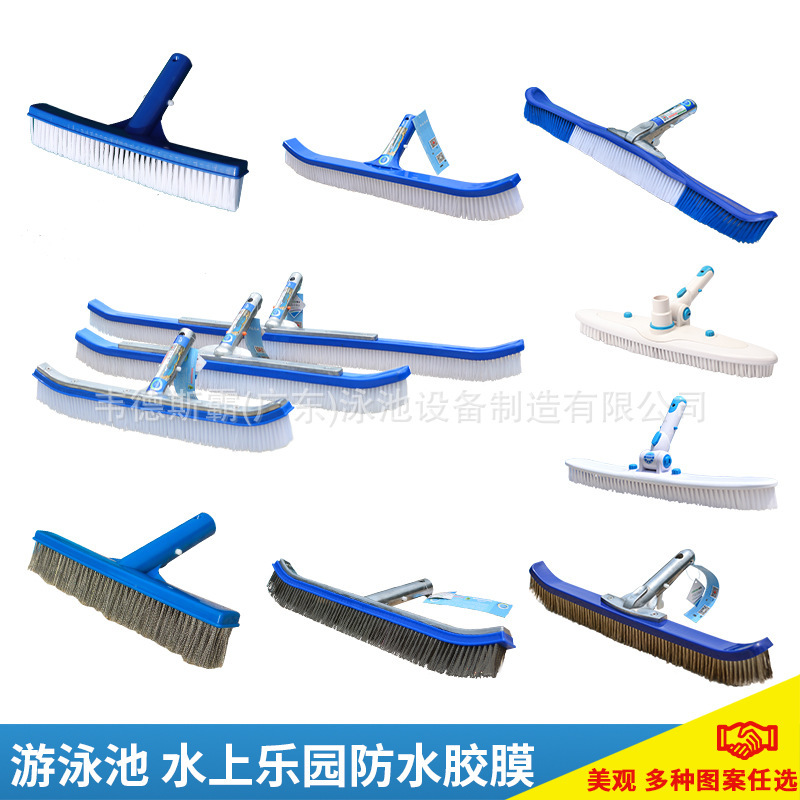 Swimming Pool Cleaning Tools Aluminum Handle Rubber Pool Brush Steel Wire Brush with Suction Rubber Pool Brush Pool Wall Moss Brush Suction Machine Swimming Pool Cleaning Tools Aluminum Handle Rubber Pool Brush Steel Wire Brush with Suction Rubber Pool Brush Pool Wall Moss Brush Suction Machine