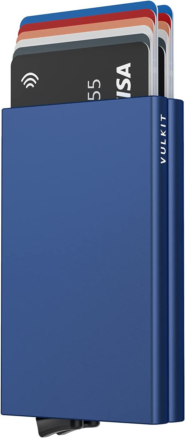 Titular de tarjeta de metal comercio exterior de los hombres RFID antirrobo cepillo europeo y americano Amazon metal aleación de aluminio titular de la tarjeta