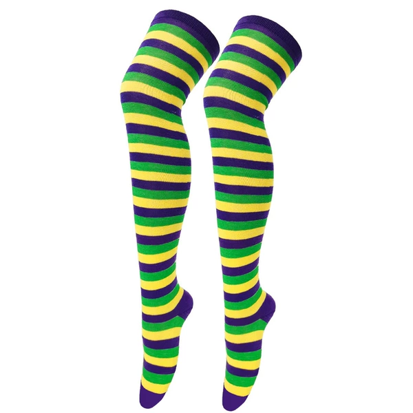 Purple -green yellow stripe