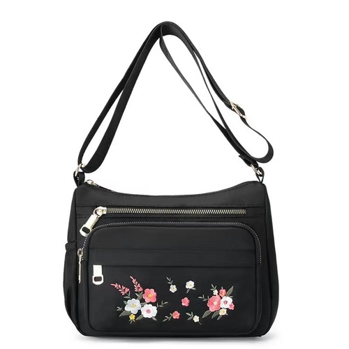 2024 New Women's Bags Personalized Embroidered Bags Women's Crossbody Bags Oxford Shoulder Bags Manufacturers Wholesale Mom Casual Bags
