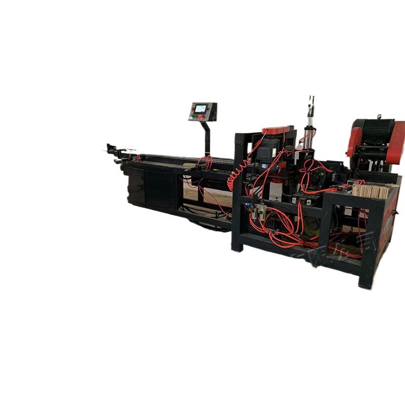 Máquina automática de clavado de muelle de pie CNC Plantilla de corte de clavado máquina todo en uno máquina de muelle de bandeja de múltiples capas