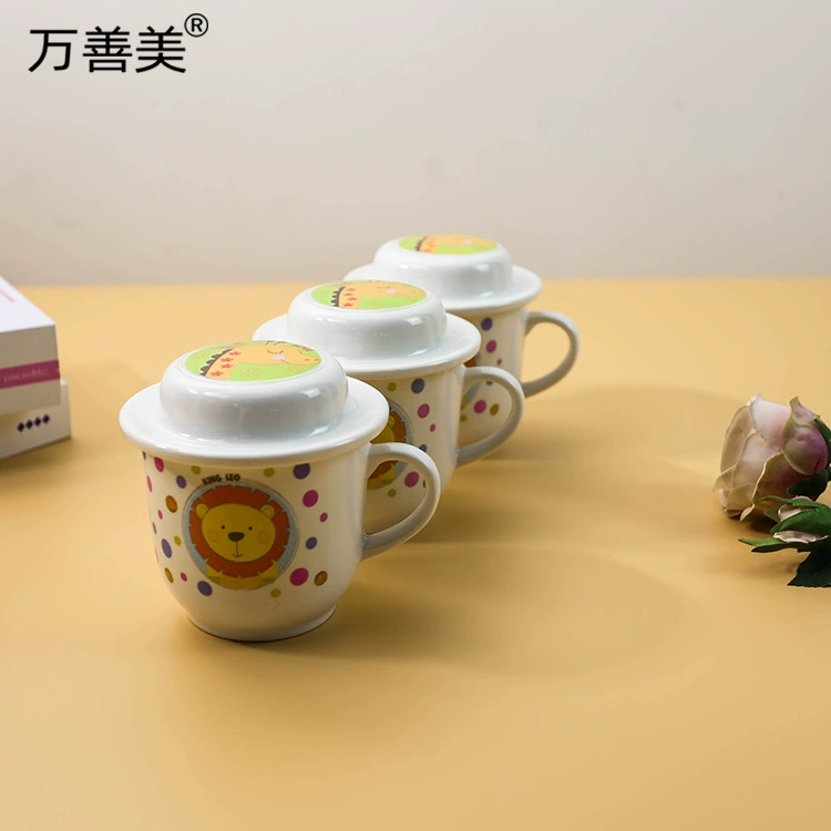 Фабричная кружка Wan Shan A5 с одной ручкой, детская мультяшная кружка для завтрака, для соевого молока, для детского сада
