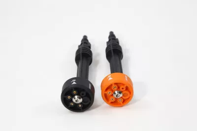 Lithium Battery Water Gun Car Washing Machine Six-In-One Nozzle Multi-Function Adjustable Copper Core High-Pressure Water Gun Accessories Hot Model (Portable car washer) - six-in-one-butterfly-nozzle-black