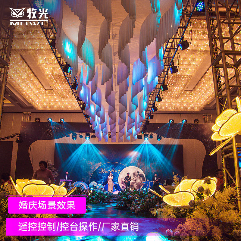 54 3W par luces led par a todo color bar boda rendimiento teñido luces de colores equipo de luz de la etapa conjunto completo