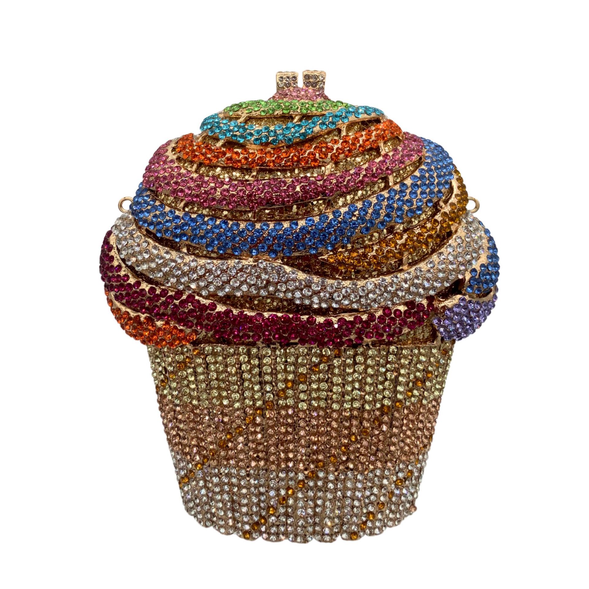 Bolsa de cena de diamante de helado bolsas de cena de diamante de helado bolsas de mano de metal de mujer