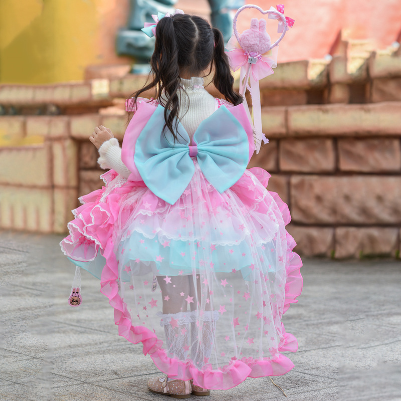 女童公主裙2025秋冬新款儿童洛丽塔连衣裙小女孩生日蓬蓬裙|undefined