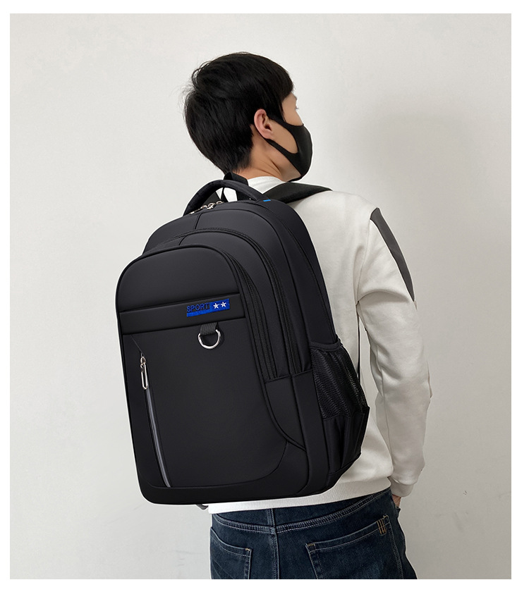 Lässige Mode-reisetasche 2021 Einfarbiger Rucksack Mit Großer Kapazität display picture 13