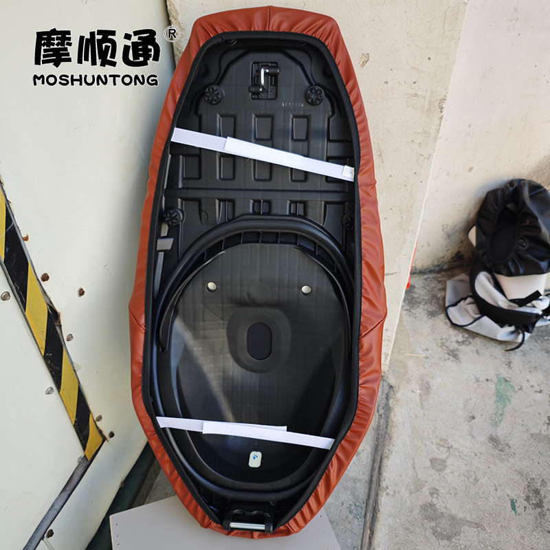 For Haojue AFR125 Motorcycle Sunscreen Waterproof Cushion Cover HJ125T-27 Thickened Leather Heat Insulation Seat Cover