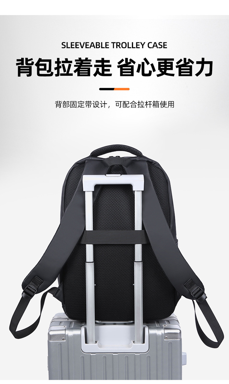 New cross-border wholesale foreign trade backpacks for men, Korean version, large-capacity schoolbags for junior and senior high school students, simple commuting computer bags undefined