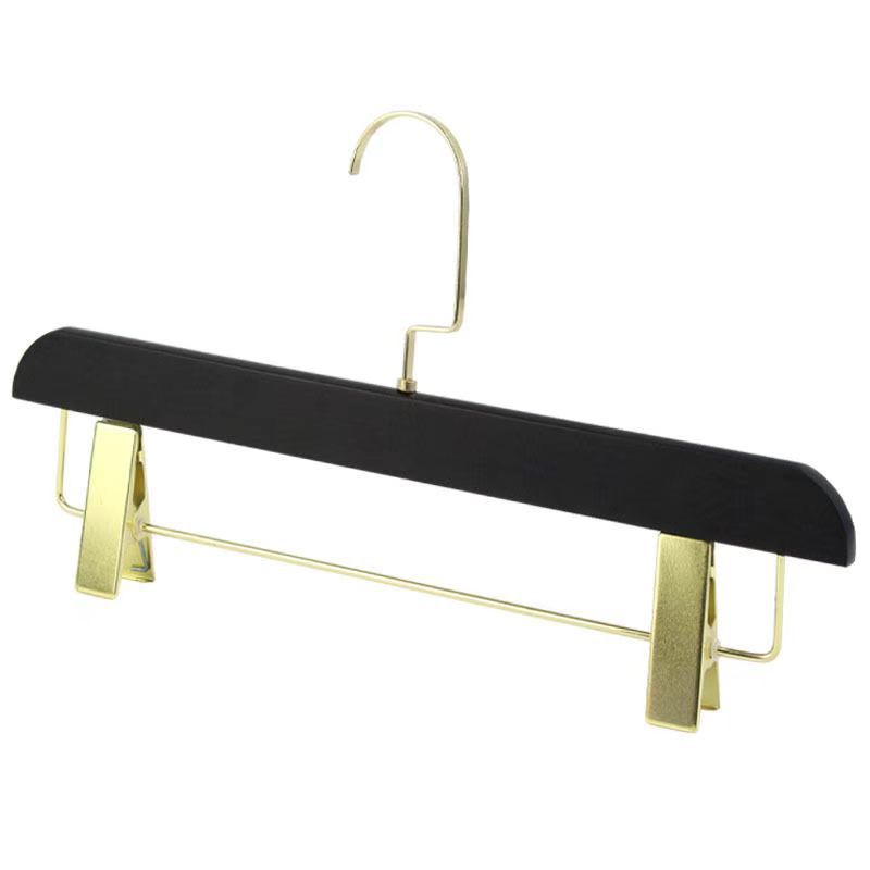 성인용 블랙 럭셔리 행잉 클립 [골드 클립] 골드 플랫 후크