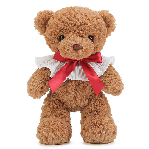 Hug baby genuine bow tie bear doll plush toy teddy bear wedding wedding doll doll wholesale