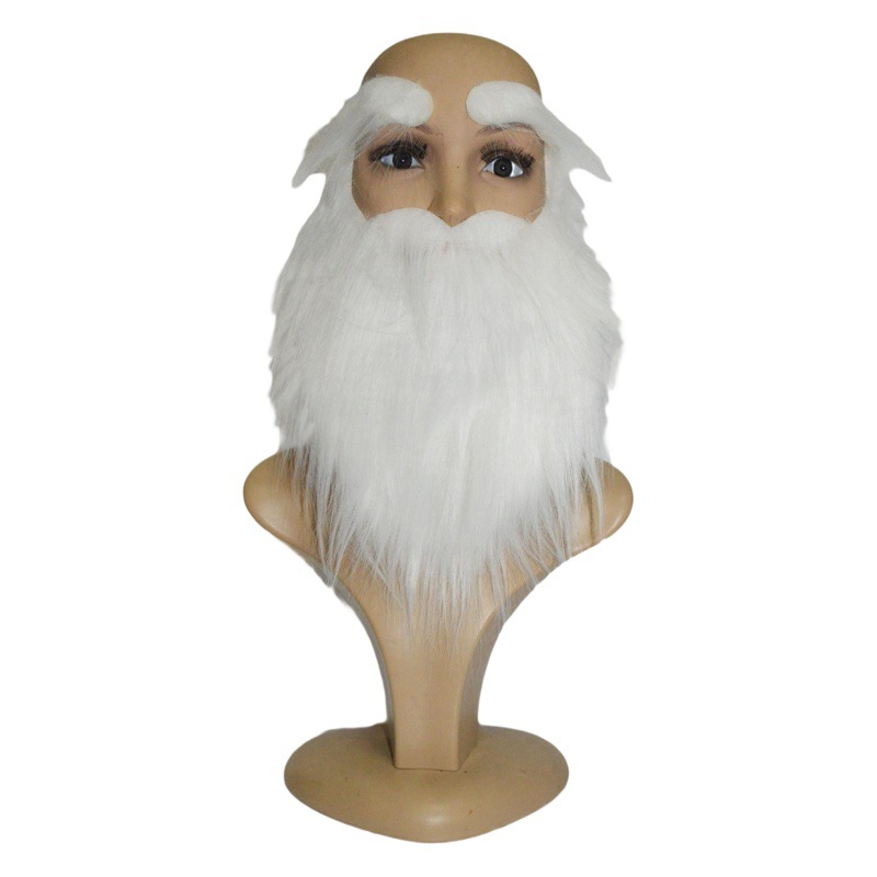 Festival danza parte rendimiento apoyos Santa Claus barba blanca ceja blanca barba falsa