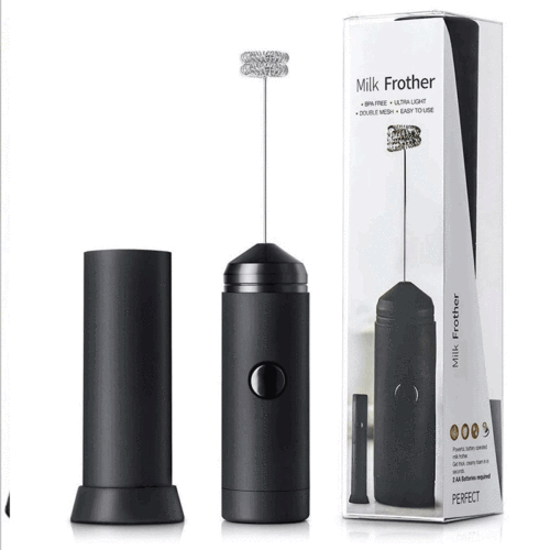 Milk frother, household coffee milk frother, electric mini milk frother, handheld milk foam maker, milk stirrer