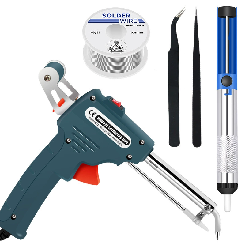 Производитель наборов электрических паяльников 60 Вт с внешним нагревом, ручных, автоматических, для трансграничной торговли, соответствующих европейским и американским стандартам.