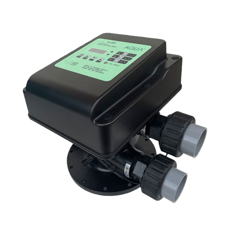 AQUA piscina cabeza de tanque de arena automática controlada por filtro inteligente de retrolavado cabeza de tanque de arena de descarga de aguas residuales
