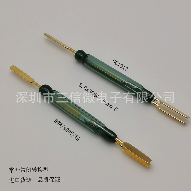 В наличии поставка по низкой цене COMUS GC1917 нормально открытый и нормально закрытый преобразователь штатива сухой геркон 5,6*52 мм