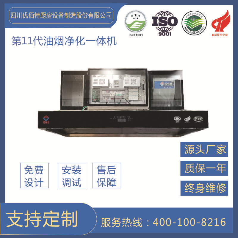 2022年新款11代油烟净化一体机 成都油烟净化设备商家直供