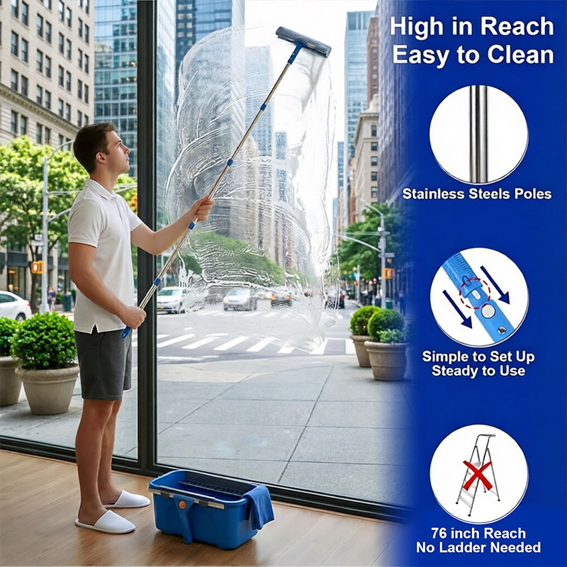 Cross-Border Glass Cleaning Spray and Wiper Tool for Household Use on High-Rise Exterior Windows Cross-Border Glass Cleaning Spray and Wiper Tool for Household Use on High-Rise Exterior Windows