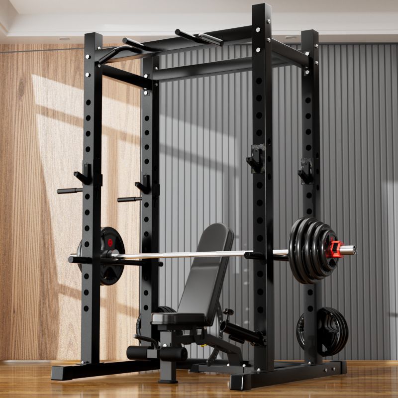 Multifuncional horizontal empuje marco casa Squat marco pórtico comercial semi-Marco Barbell marco integral entrenamiento equipo de fitness