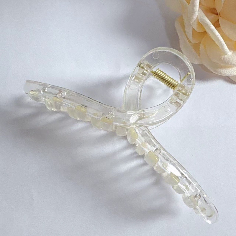 グラブクリップ サメクリップ 良質 13cm ふっくら後頭部の髪 高級ヘアクリップ ハーフタイヘアクリップ 小さな爪クリップ