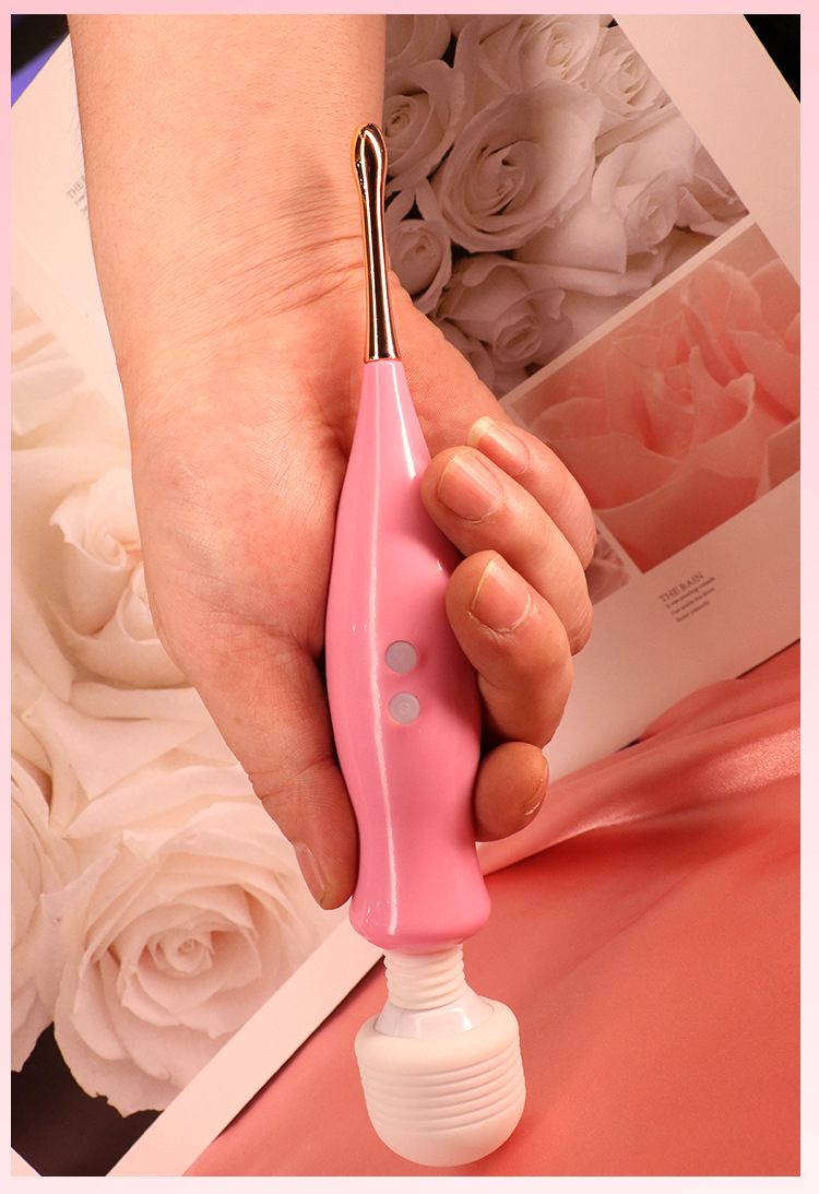G-Spot Vibrator with Electric Button Control, ABS Body, 50 dB Quiet Motor, White or Pink — detail image 17